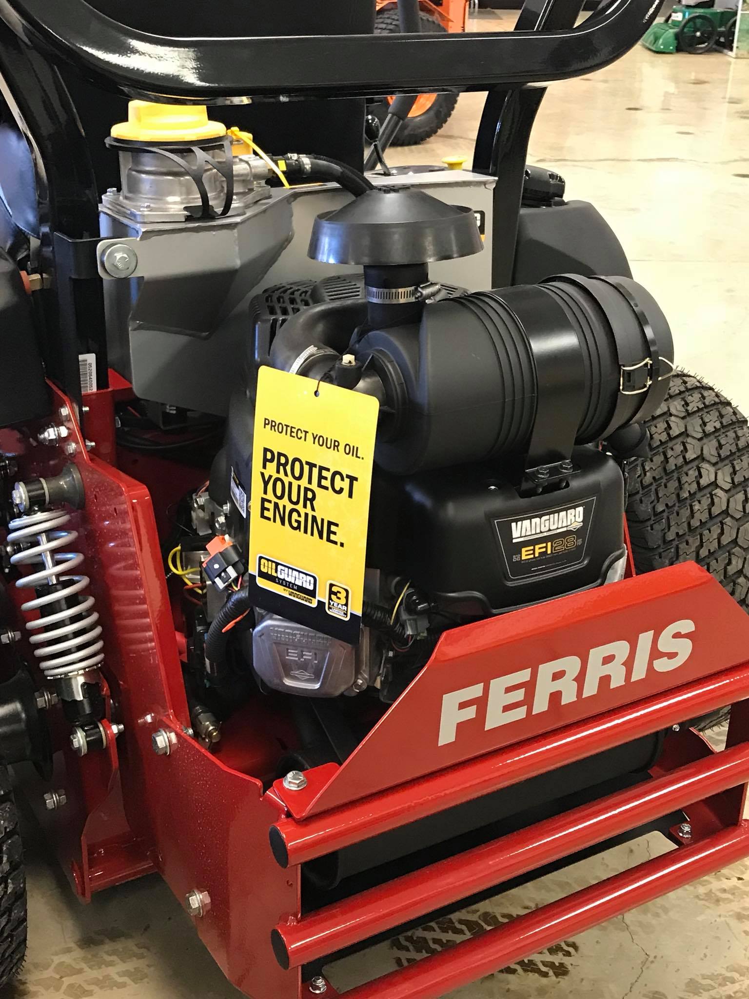 Vanguard Oil Guard system for lawn mowers