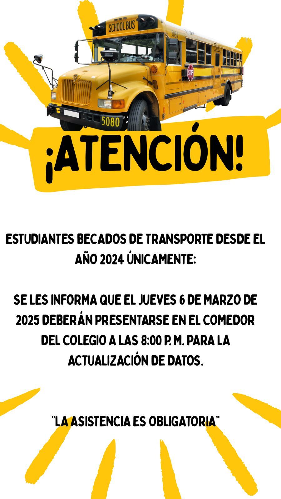 Colegio Nocturno de Cartago Oficial - 🚨 ATENCIÓN POBLACIÓN ESTUDIANTIL🚨 ...