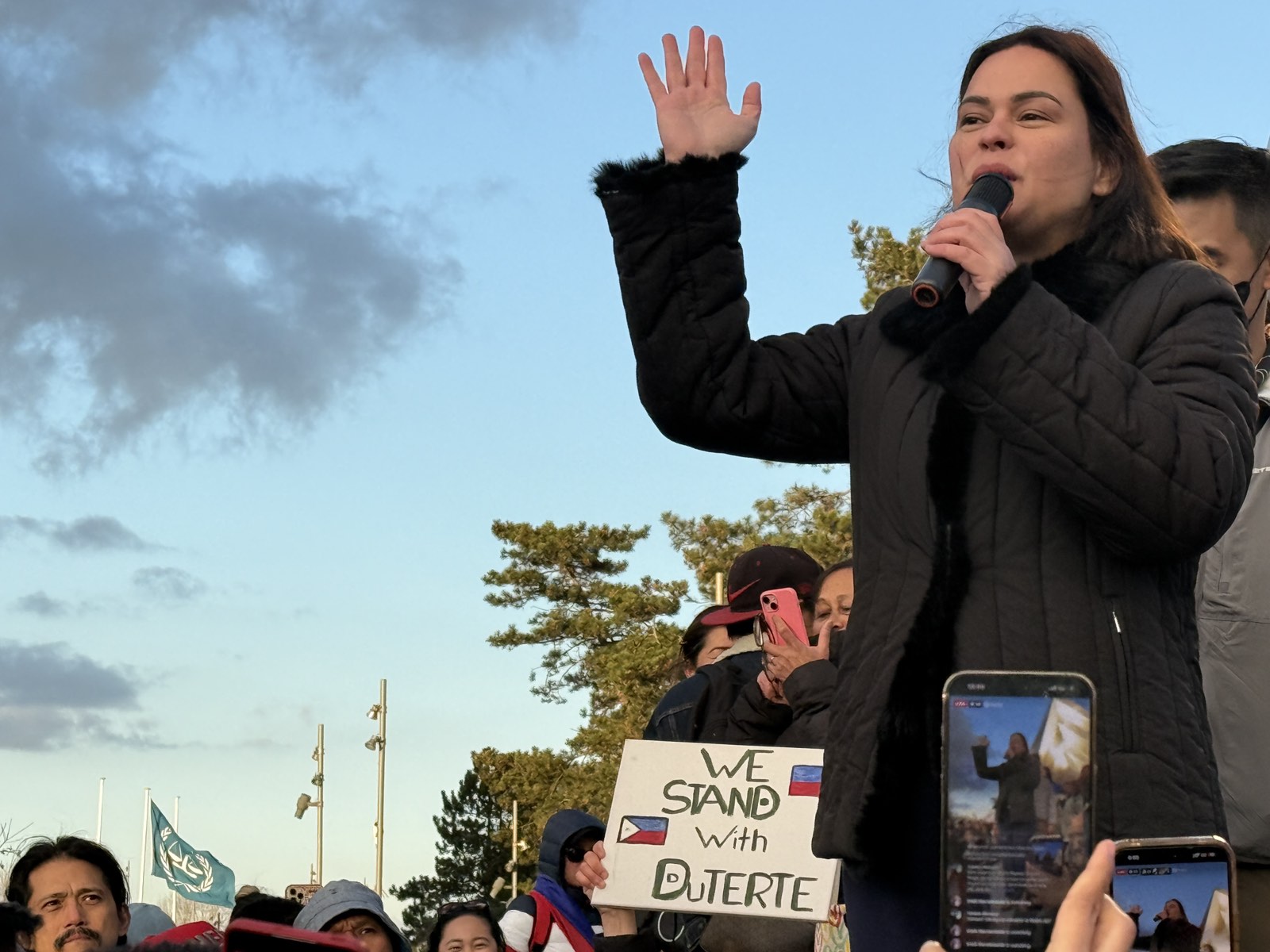 GMA - Vice President Sara Duterte spoke to the media and her family's ...