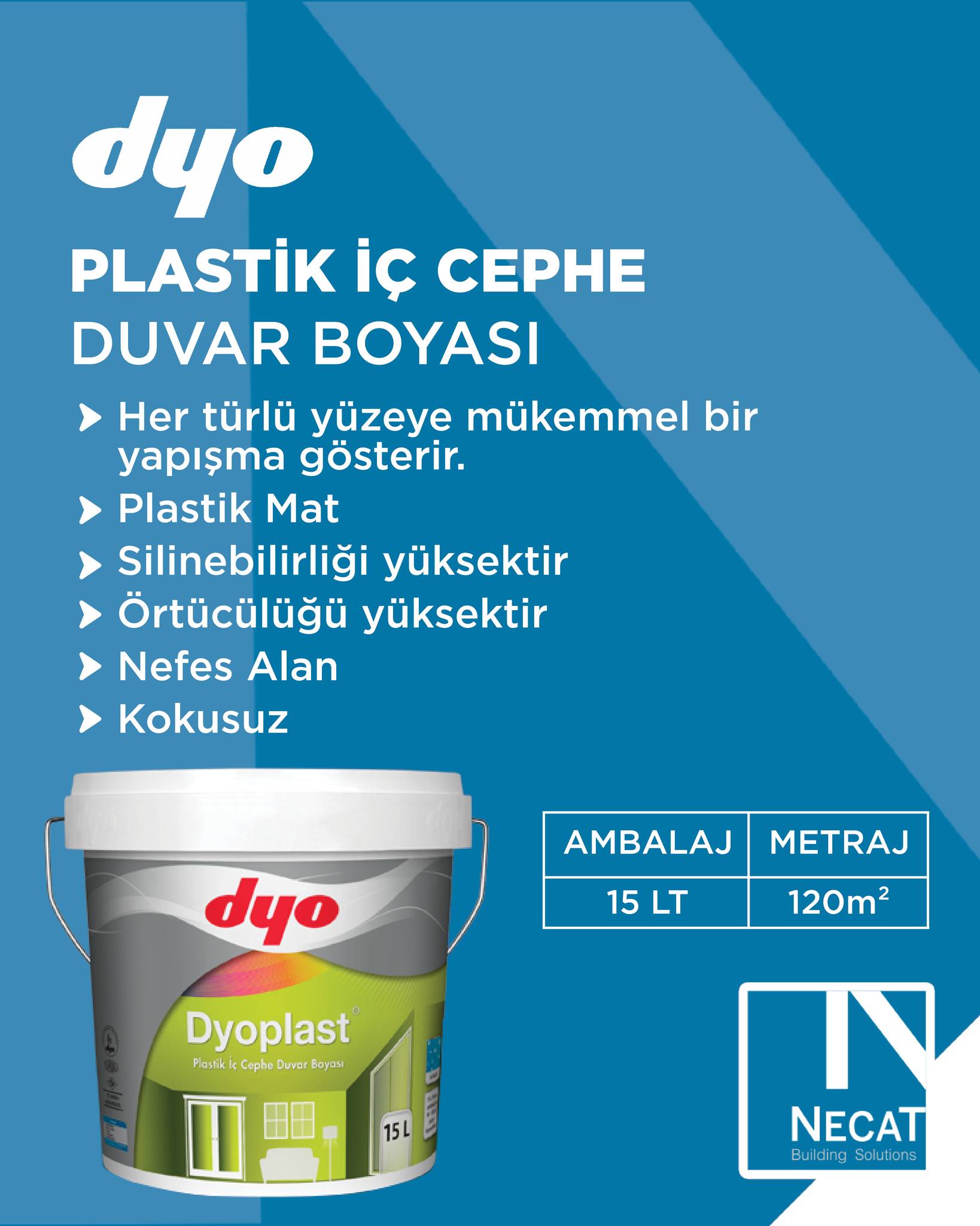Necat - ️ Her türlü yüzeye mükemmel bir yapışma gösterir ️ Plastik Mat ...