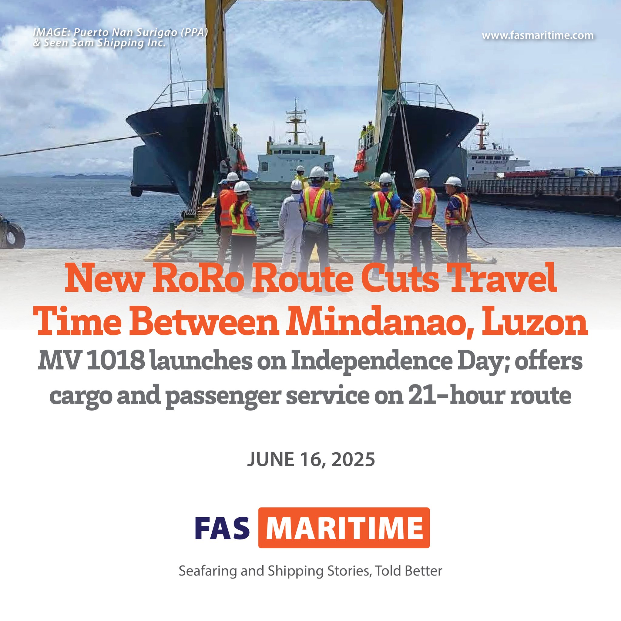 FAS - INDUSTRY LOOKOUT: SURIGAO CITY — A new Roll-on/Roll-off (RoRo ...