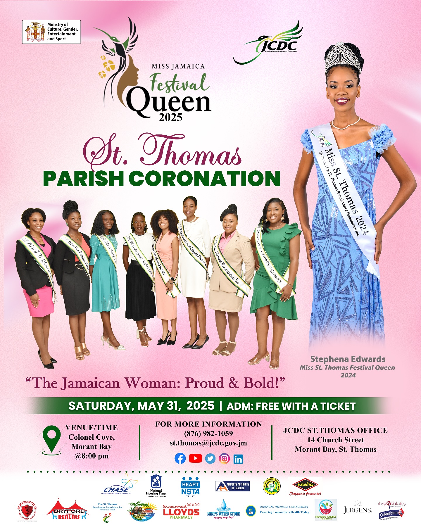👑 Who... - Jamaica Cultural Development Commission ( JCDC) | Facebook