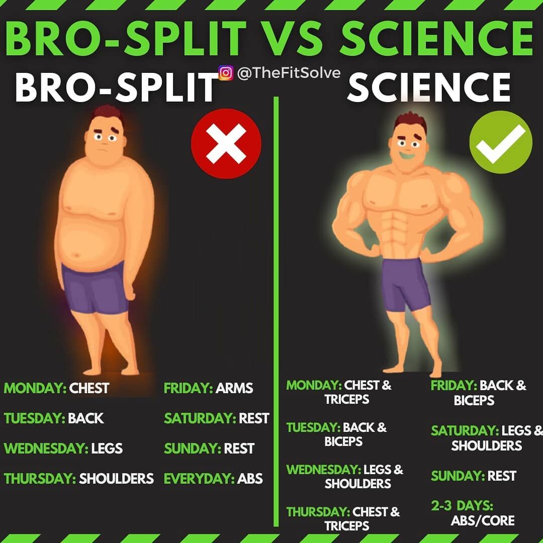 Home Gym Setup - 💪 Bro split routines have been around for...