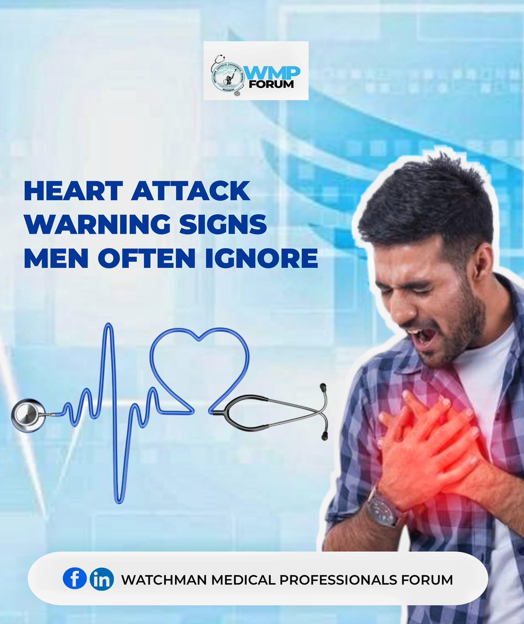 Watchman - HEART ATTACK WARNING SIGNS MEN OFTEN IGNORE Let’s be honest ...