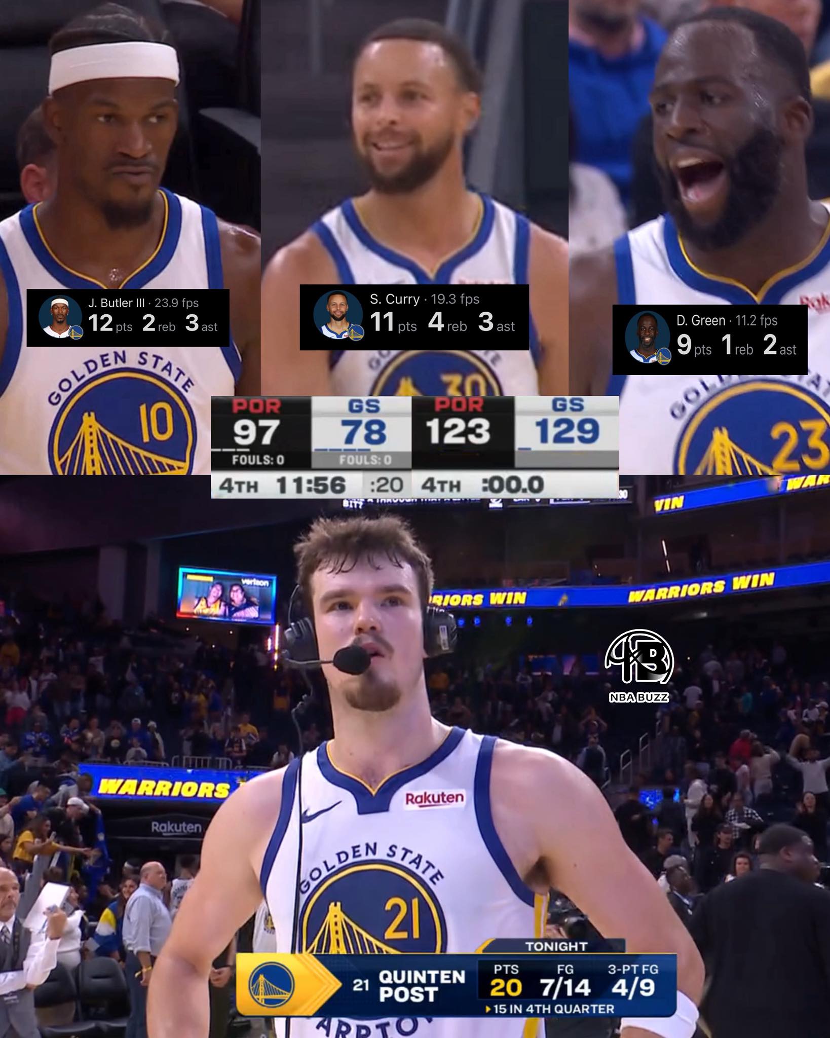 NBA - Quinten Post sparked the final quarter with 15 of his 20 points ...