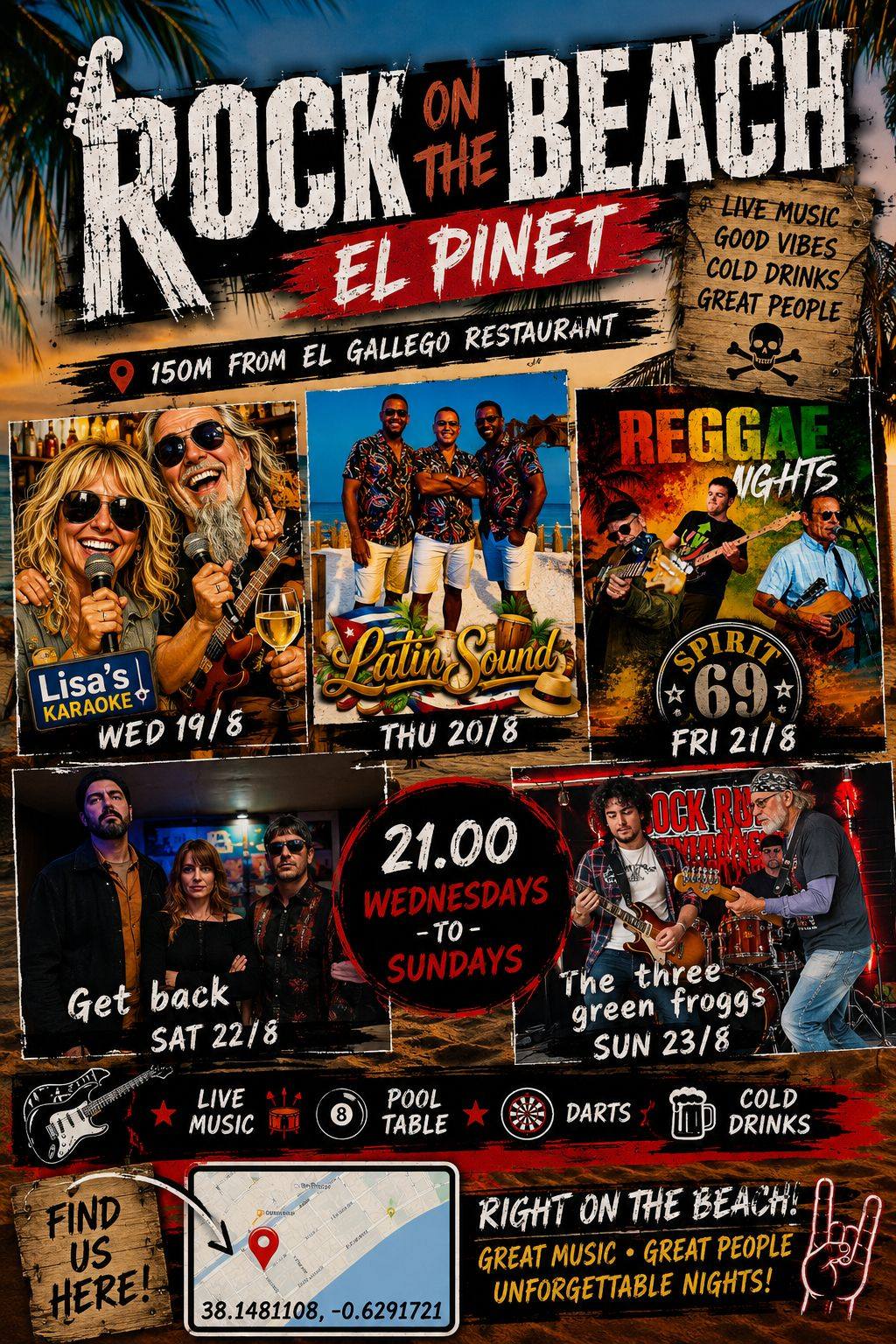 Rock on the beach El pinet | La Marina