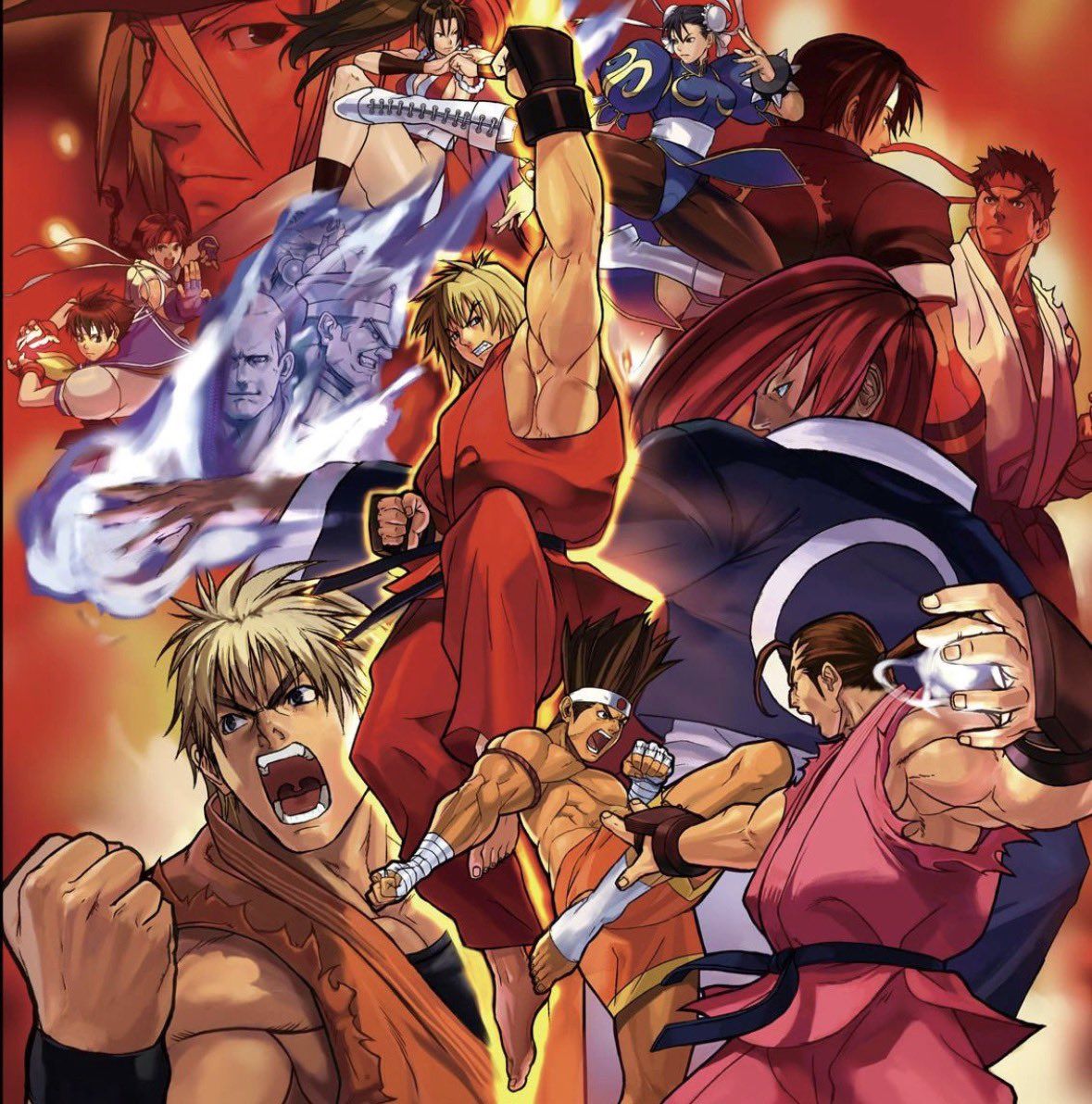 Capcom vs. SNK - Millennium Fight 2000 artwork by Takamasa Yamada