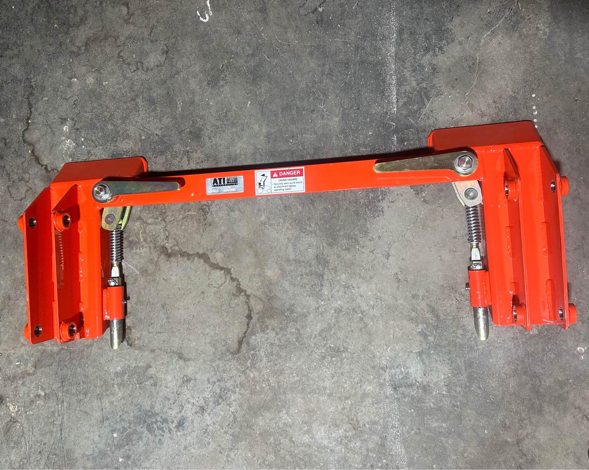 Quick Attach Adapter Tach-All Universal Skid Steer for kubota tractor ...
