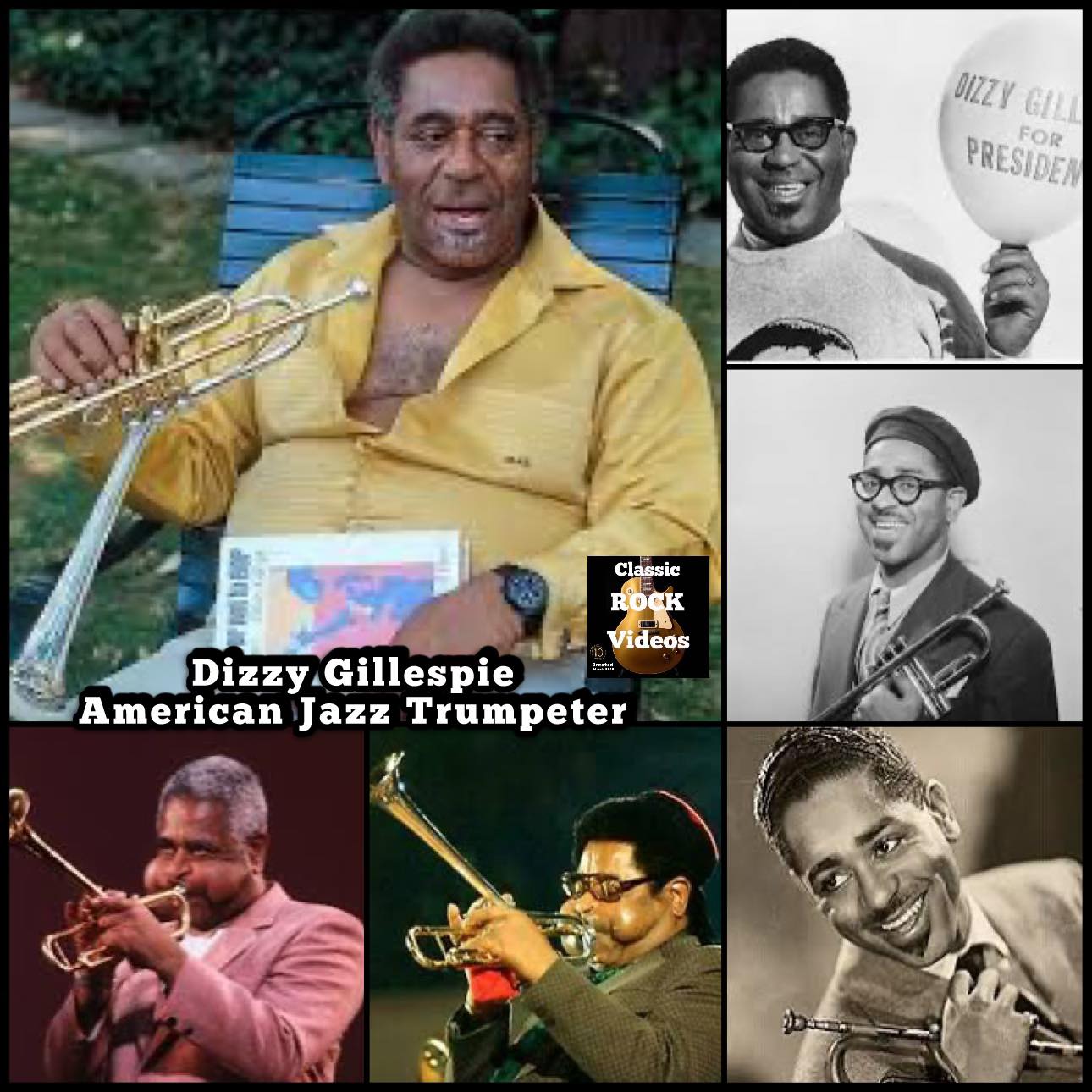 Happy Birthday, Dizzy Gillespie! (1917-1993) with love and fond 