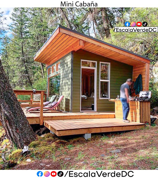 EscalaVerde - 🌱🌿🍀 Mini cabaña en madera 😎👍 #frame #realestate #framing ...