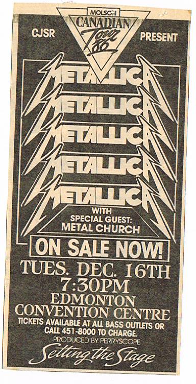 On this date in 1986: Metallica's 