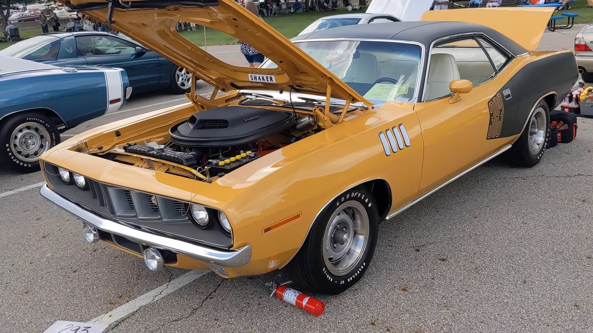 1970 Plymouth Cuda with N96 shaker hood