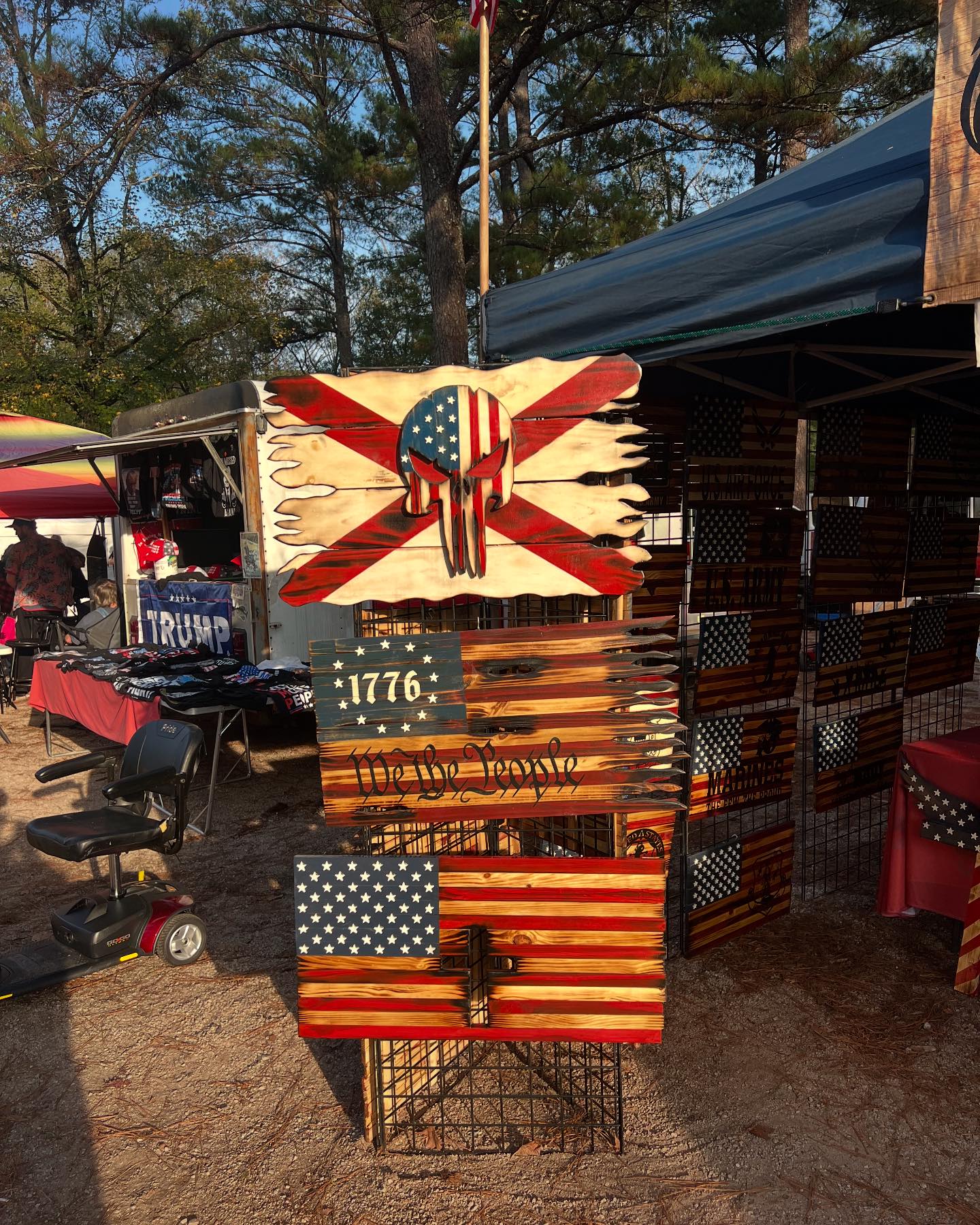 Rooster Ridge Rustic Flags