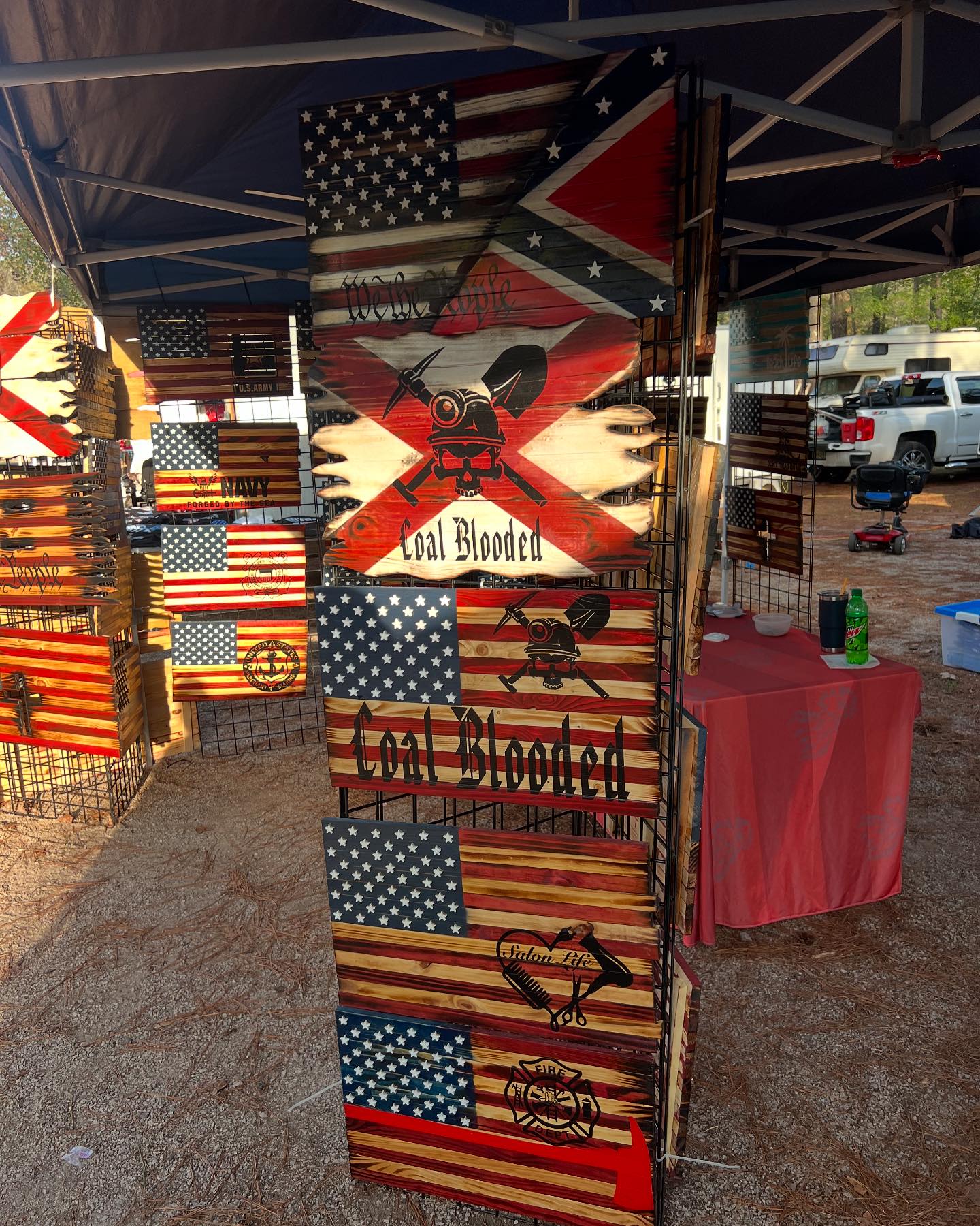 Rooster Ridge Rustic Flags