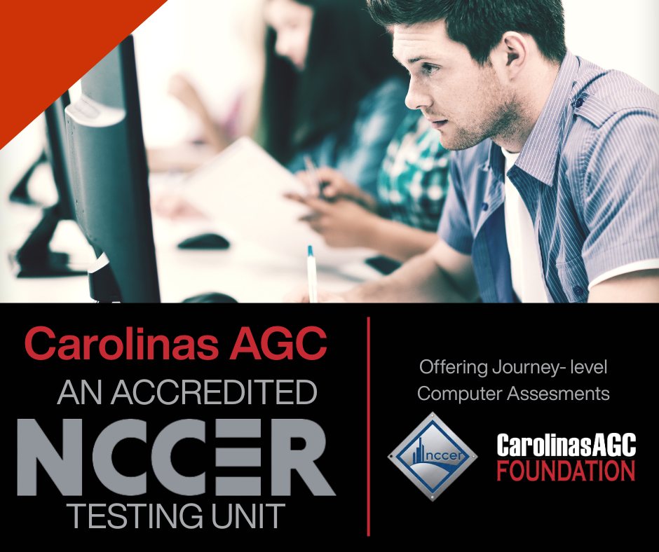 Carolinas AGC - 🚧 Carolinas AGC is your NCCER Testing... | Facebook