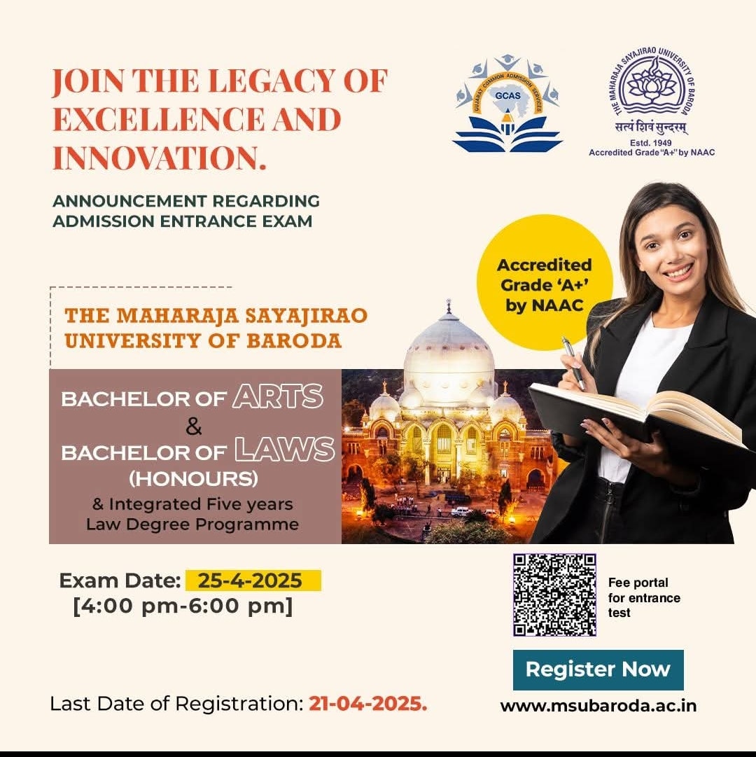 Faculty of Law, The Maharaja Sayajirao University of Baroda | Vadodara