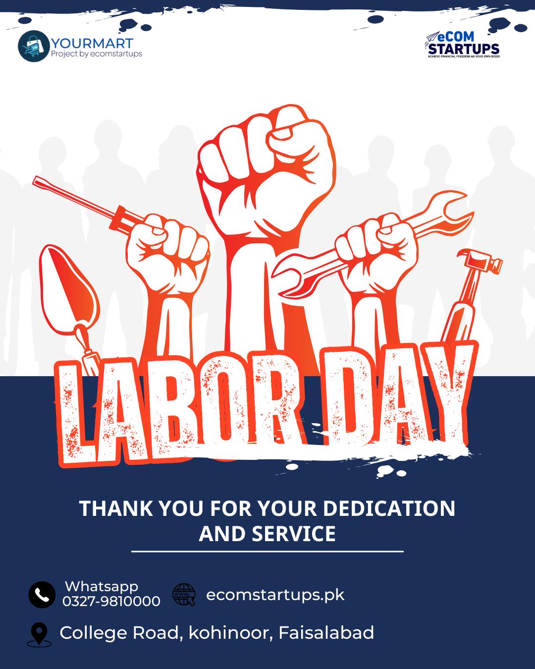 YourMart - 🔨 Happy Labour Day 2025 – Honoring Every Hand That Builds ...