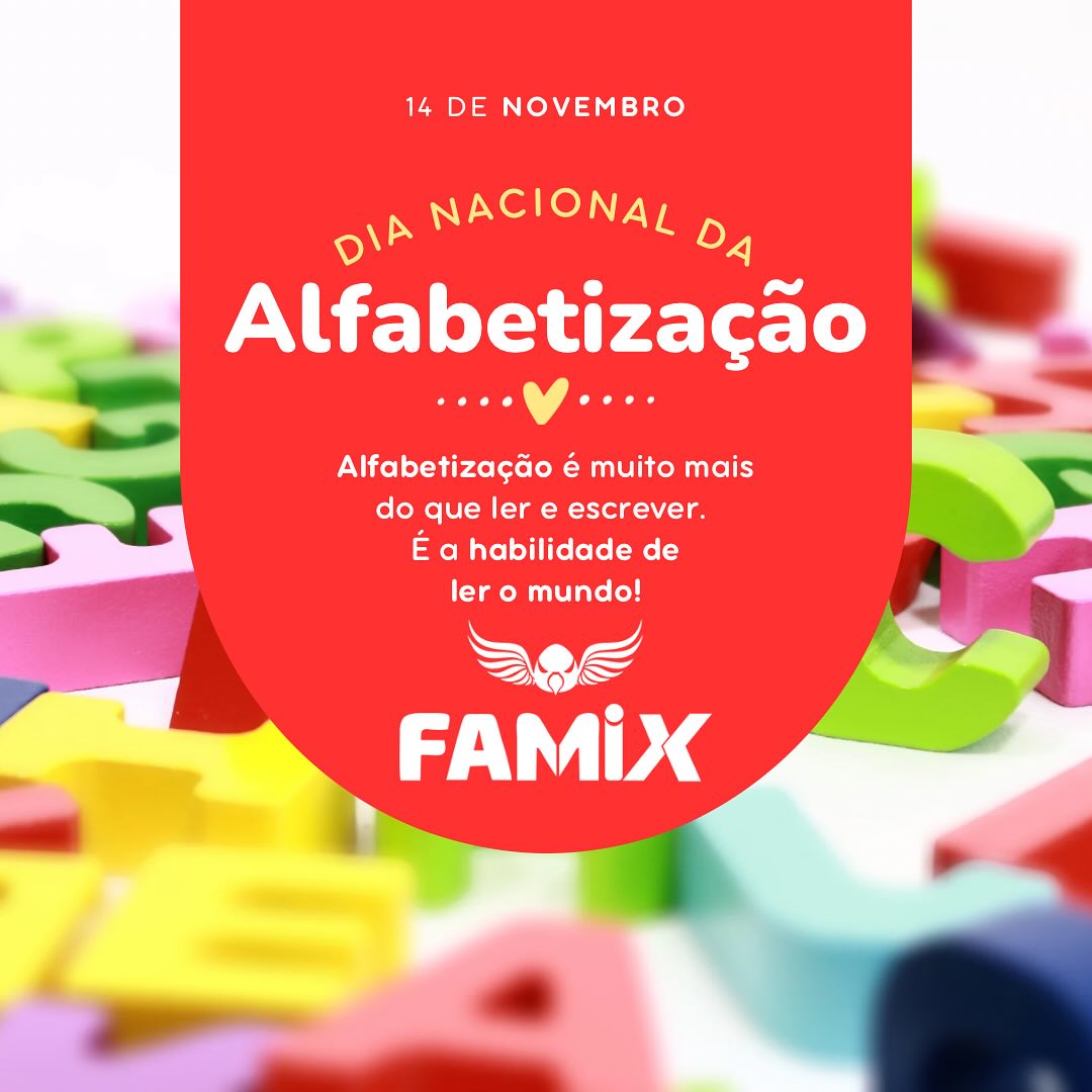 Grupo Famix - 📚 ️ No Dia Nacional da Alfabetização,...