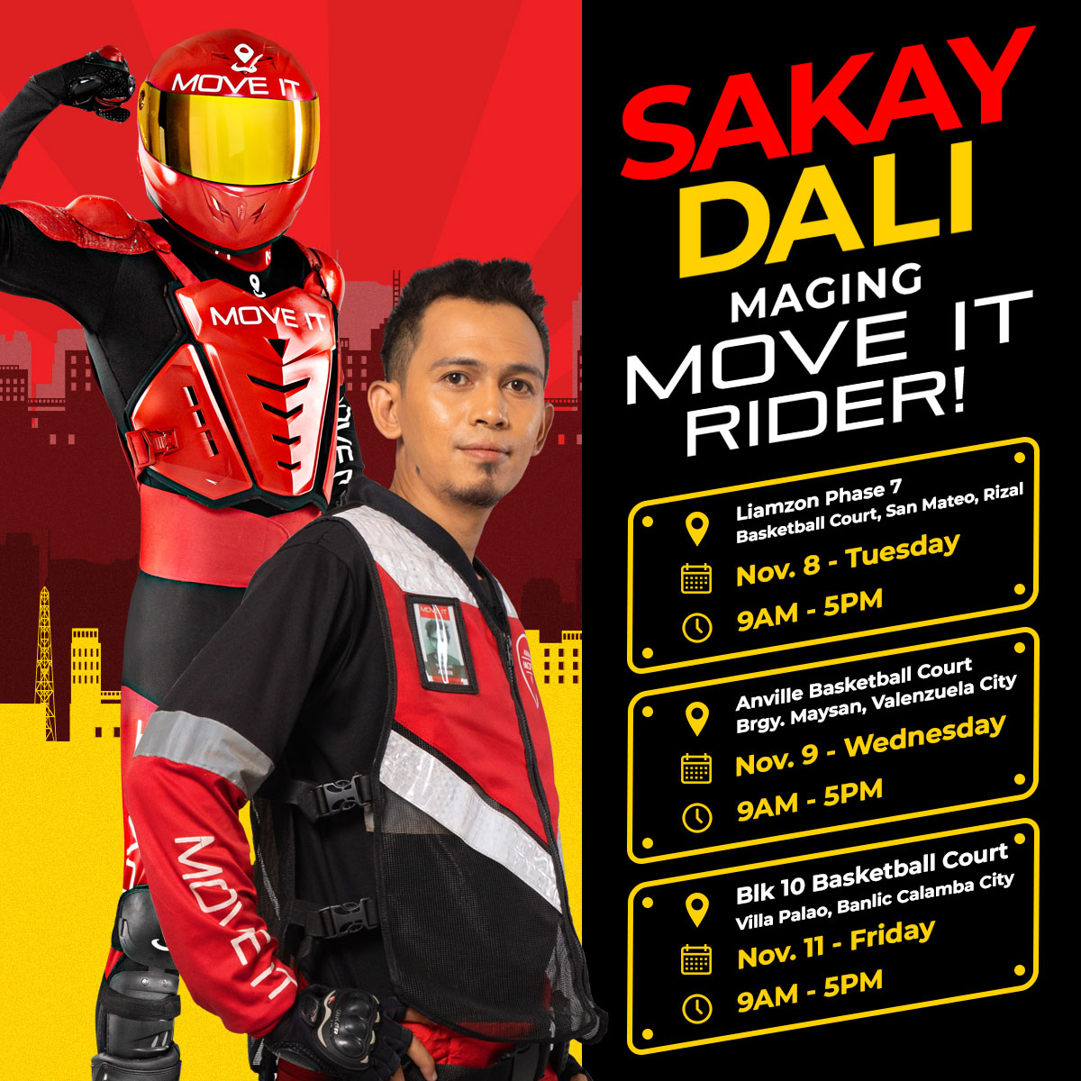 Move It - Kita-kits tayo mga ka-Move It sa rider... | Facebook