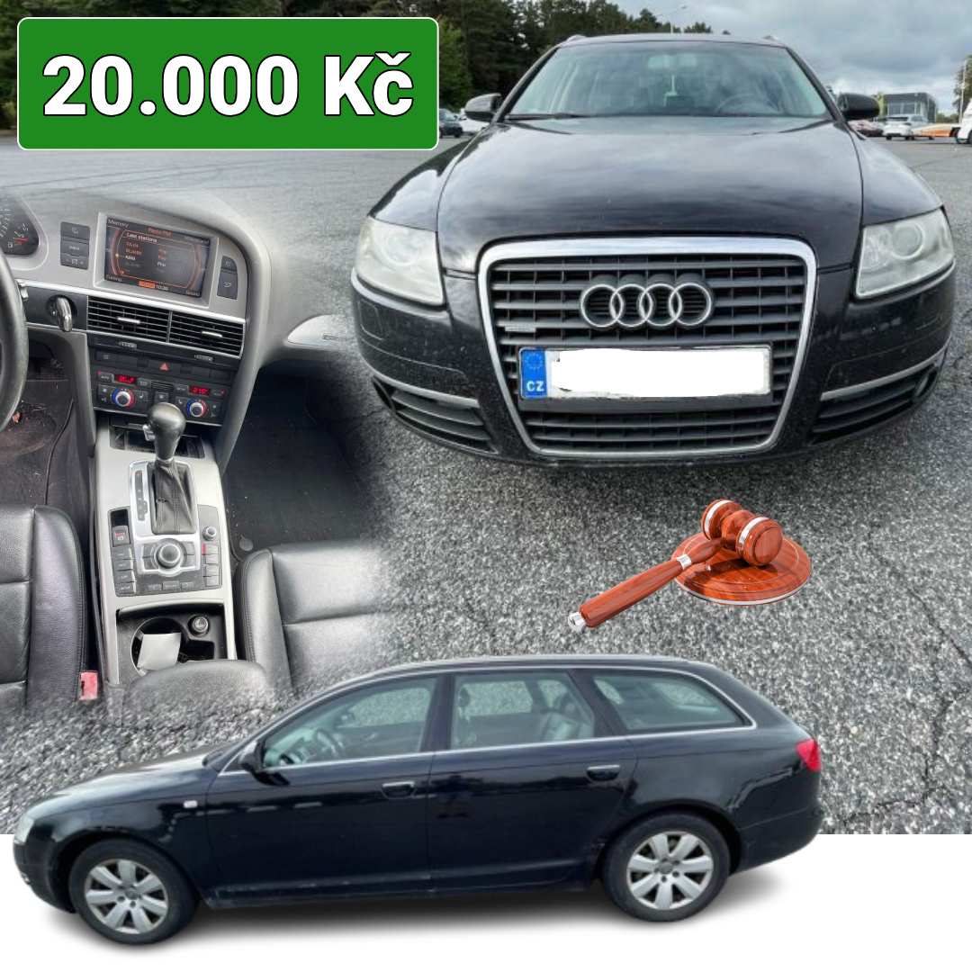 Dražby - Audi A6 Avant - 20.000 Kč ️ https://www.extrh.cz/21-10-2025 ...