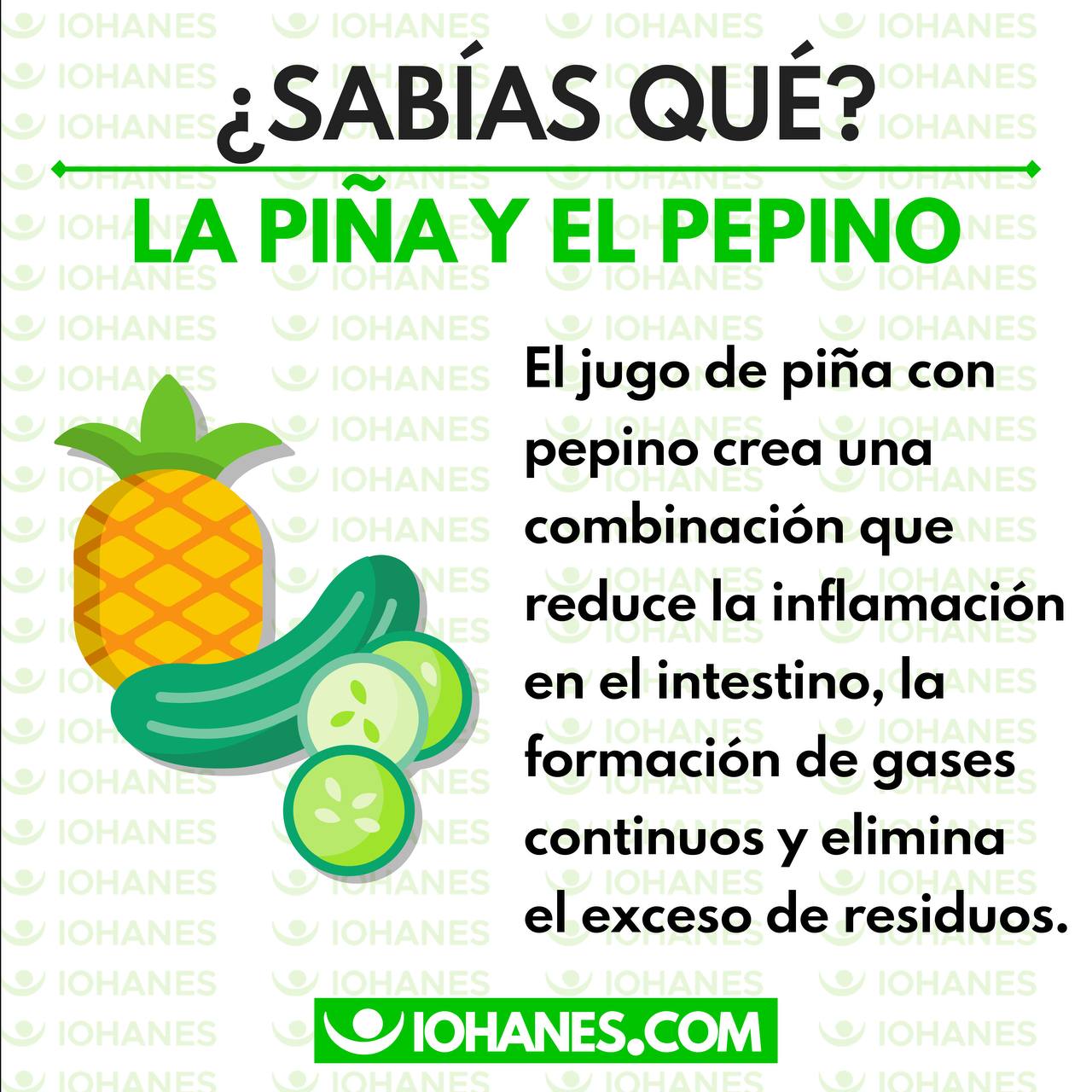 Baja - 🧐 ¿Sabías que...? 🍍 Piña + Pepino = ¡Una combinación poderosa ...