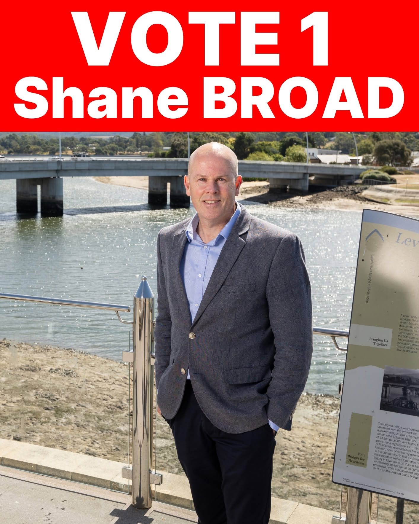 Shane - Vote 1 Shane Broad in the upcoming state election. Standing up ...