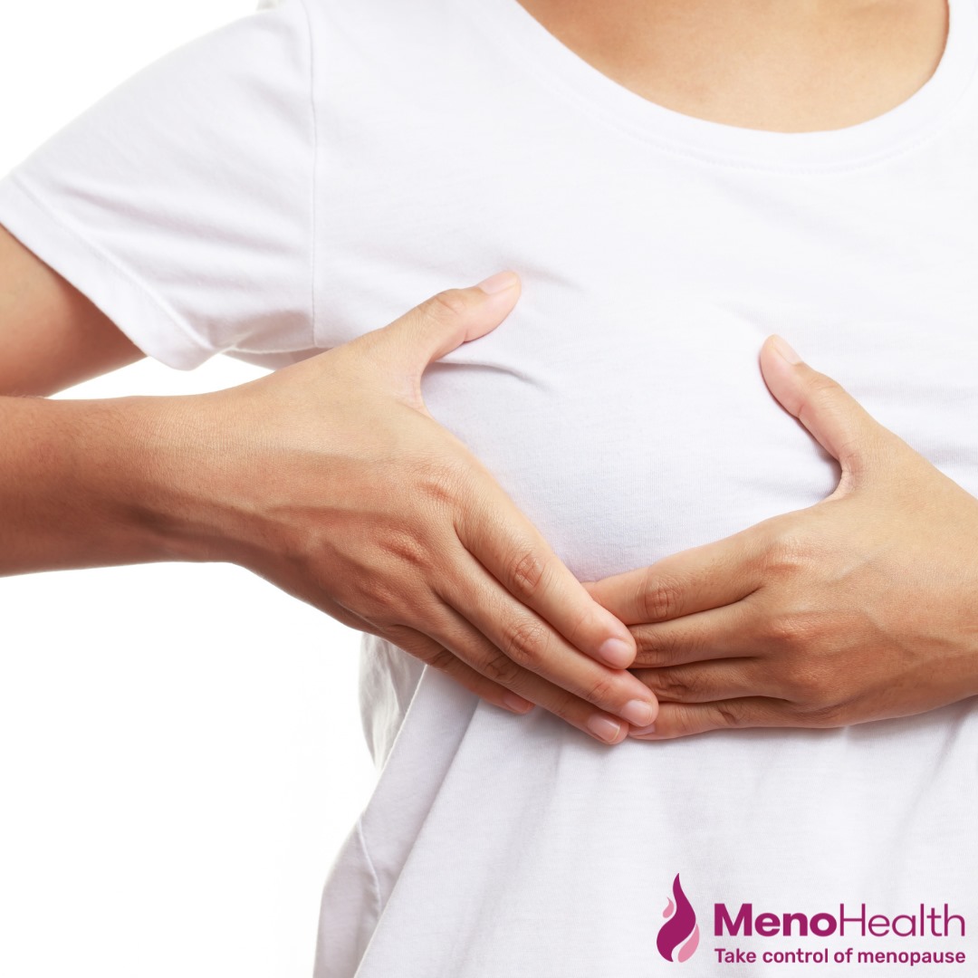 Is one-sided breast pain normal during perimenopause?