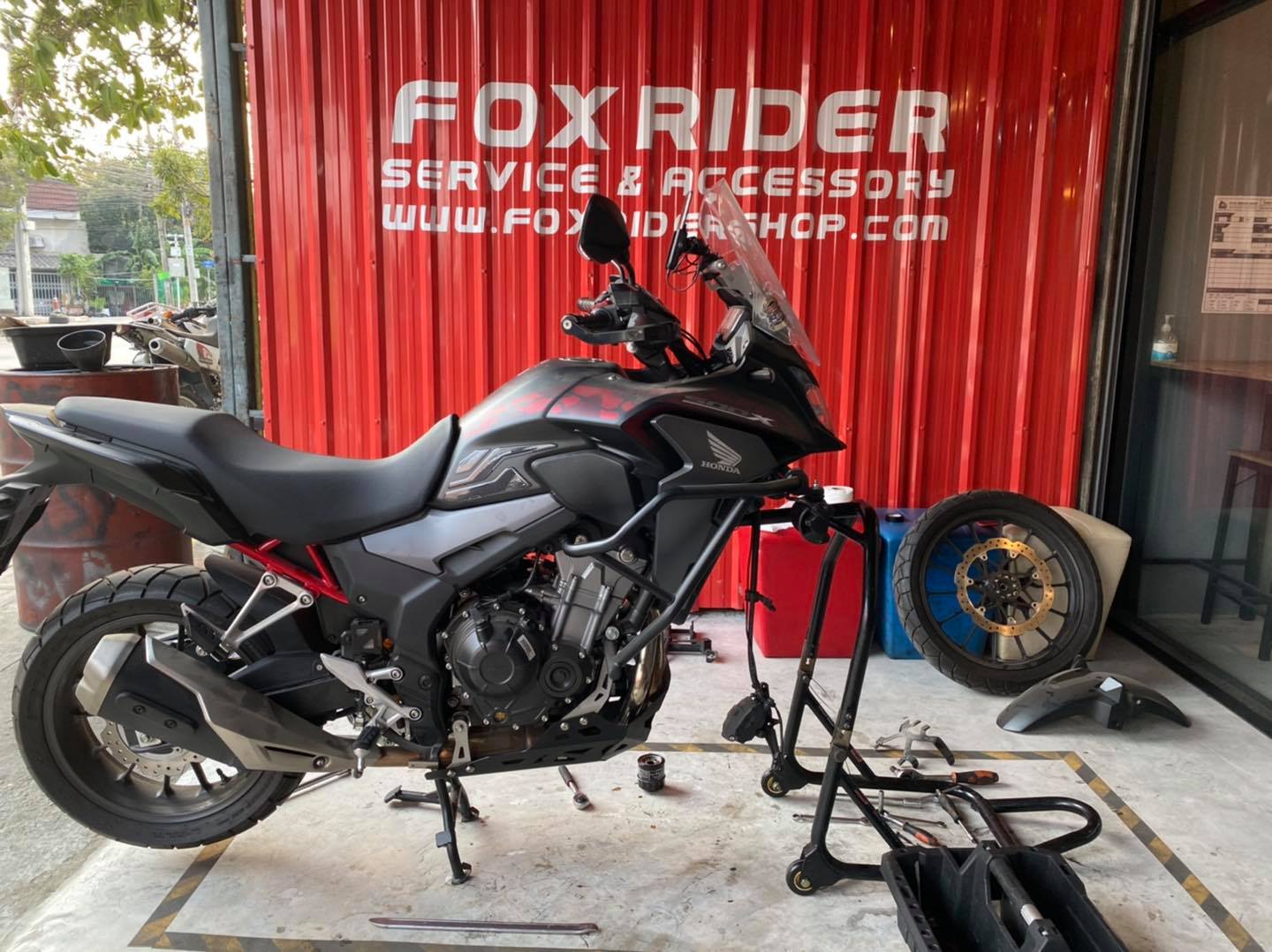 Fox Rider Shop - 🦊 CB500X เซ็ทน้ำมันโช๊คหน้า สับโช๊คหลัง... | Facebook