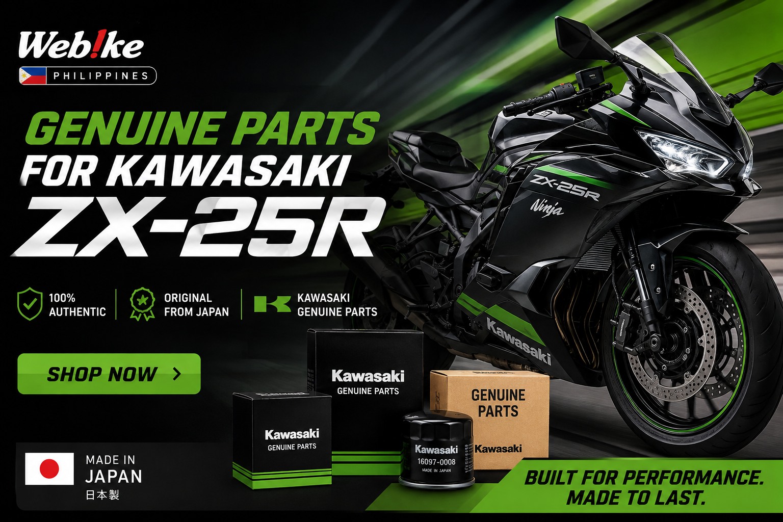 Kawasaki ZX-25R genuine parts for sale