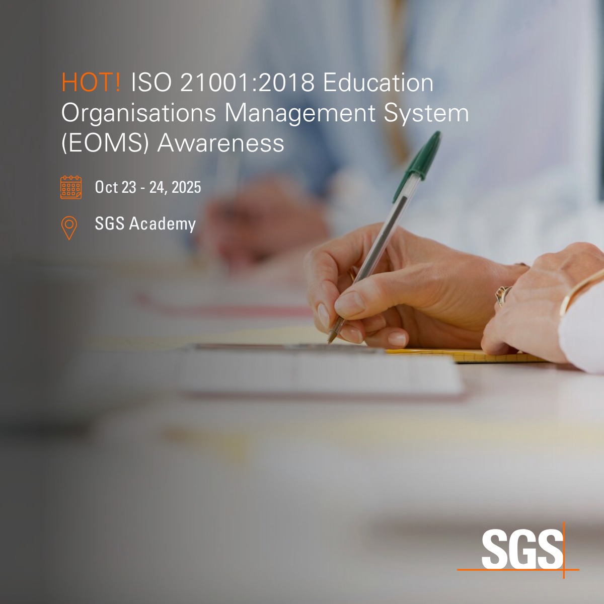 SGS - 🎓 Elevate the quality of your educational organization with our ...