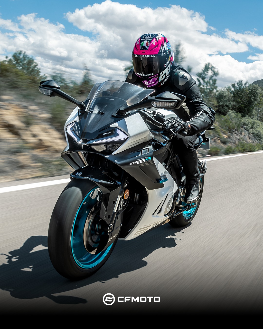 Three cylinders. 675cc. 95 horsepower. And a chassis built to make