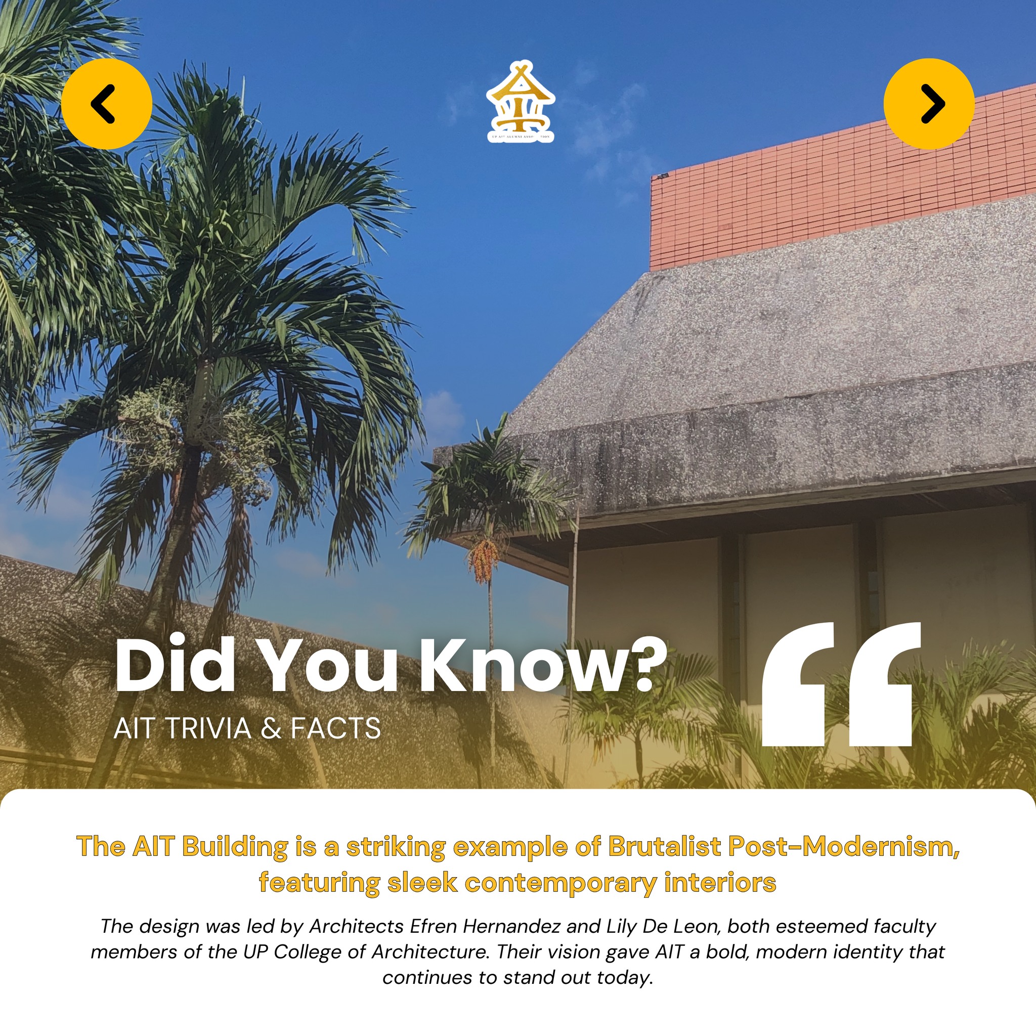 🏛 AIT at 50: A Timeless... - UP AIT Alumni Association | Facebook