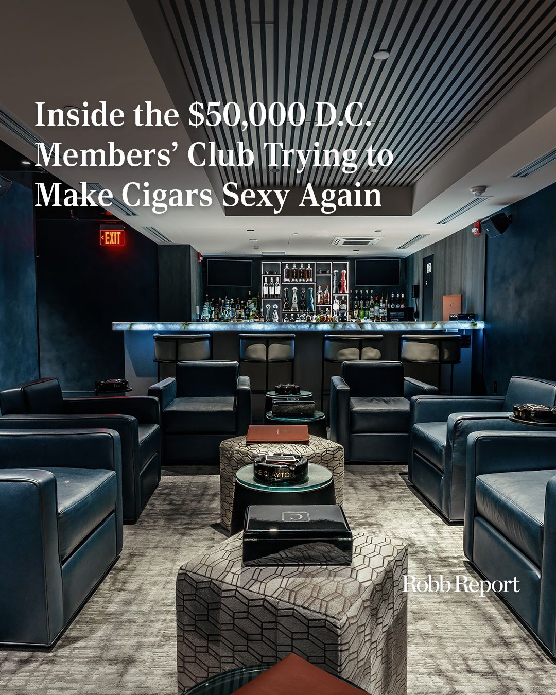 Photo inspiration: High End Private Club Lounge With Sommelier Reference: Robb