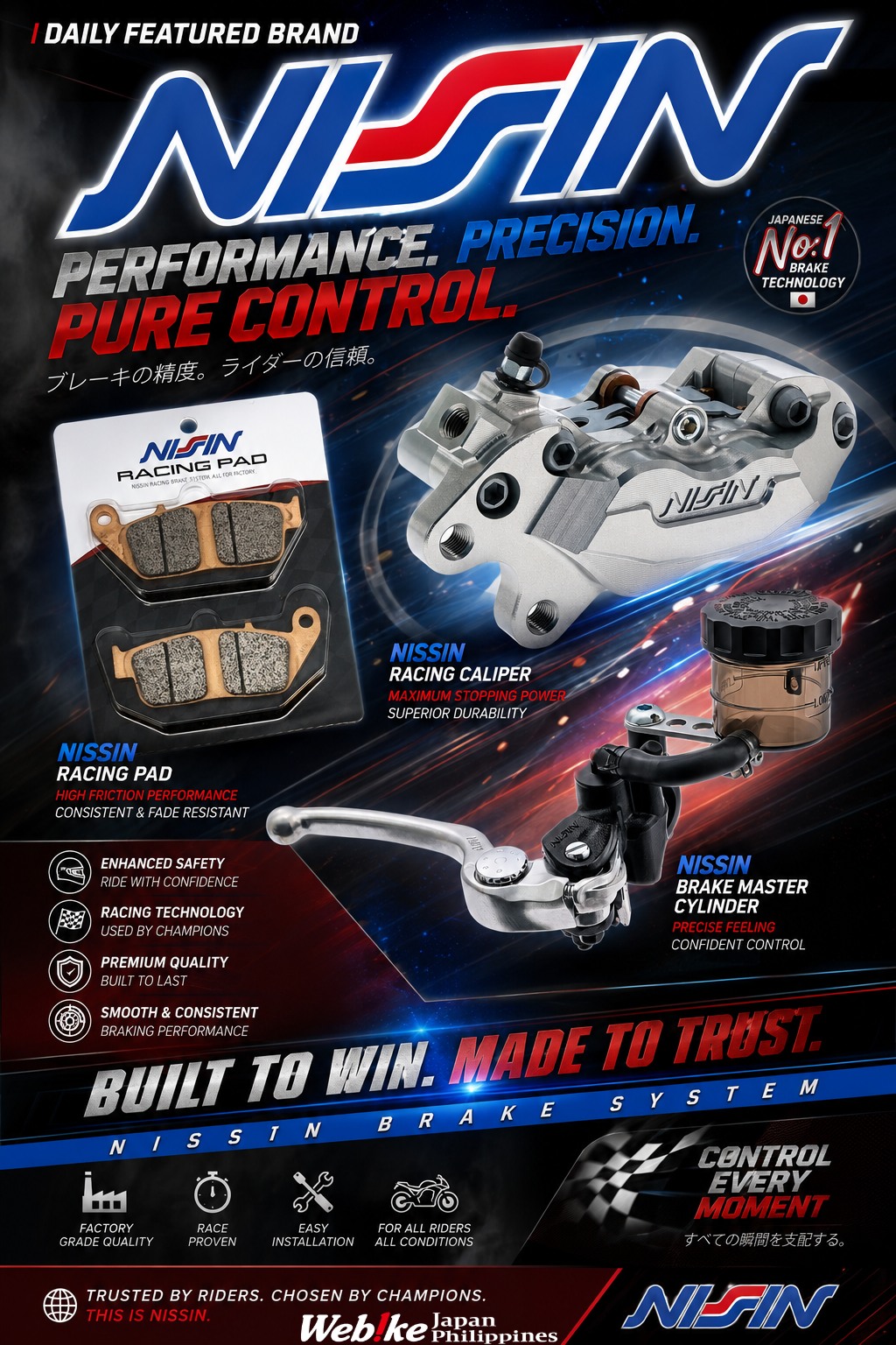 Nissin Brake Systems: Precision, Safety, and Control for Motorcycles