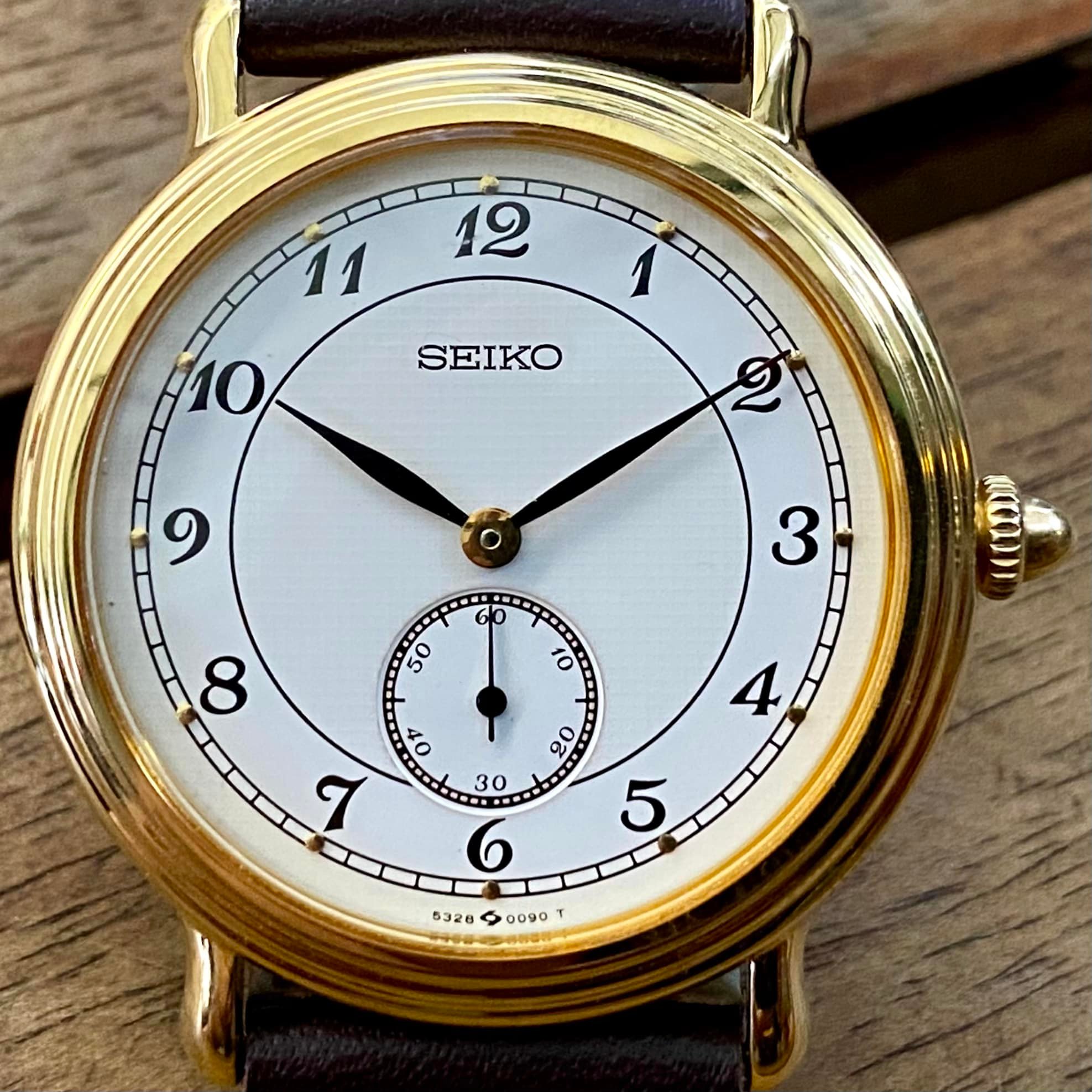 SECRET SWISS MADE SEIKO 5328-0060 Hand Wind 17J Machine Stamped