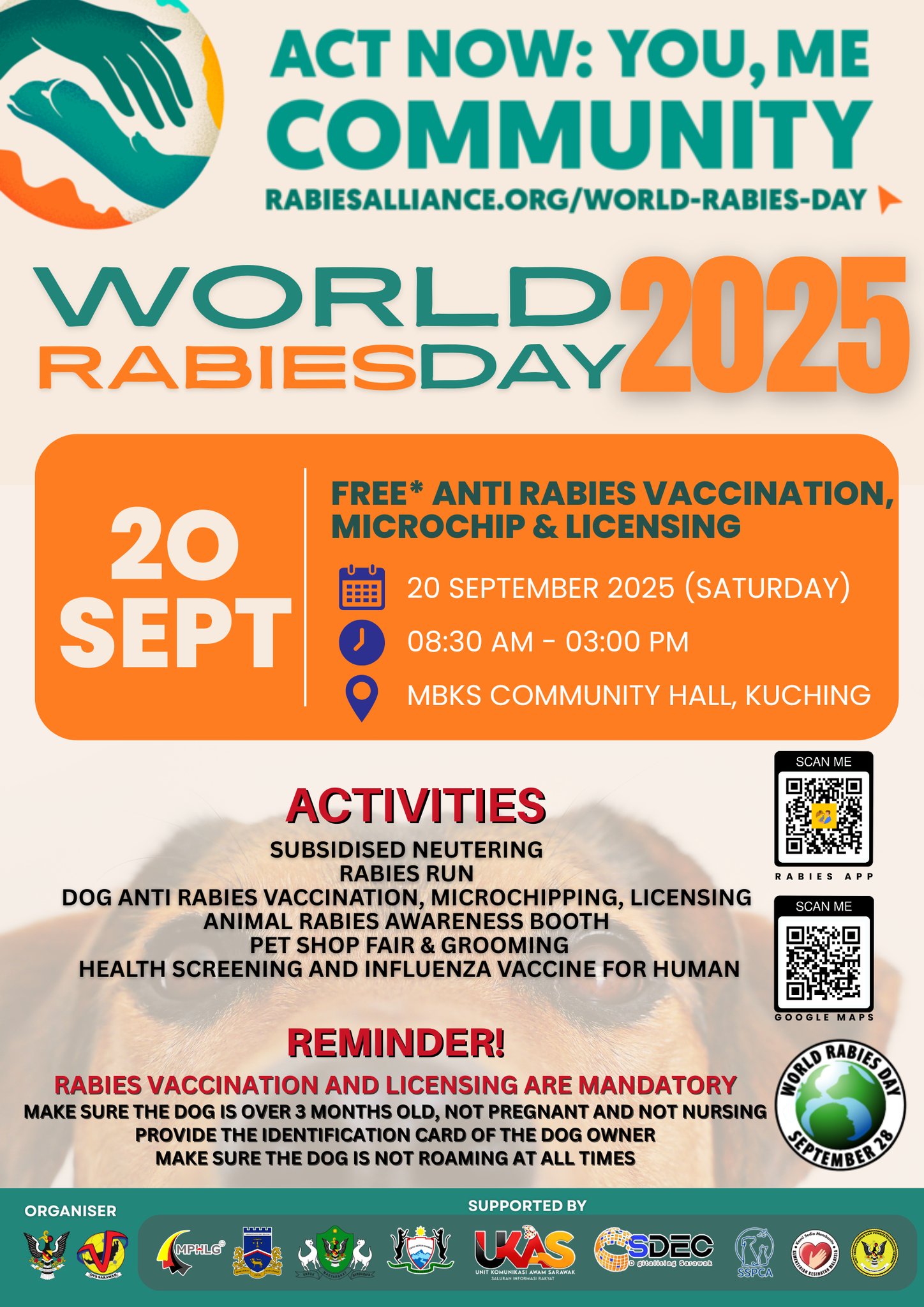World Rabies... - Department of Veterinary Services Sarawak | Facebook