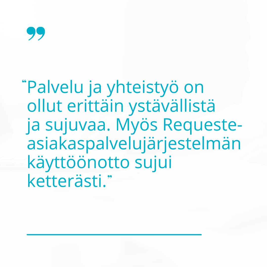 Requeste - Asiakkaan palaute Requeste-palvelustamme! 💙... | Facebook