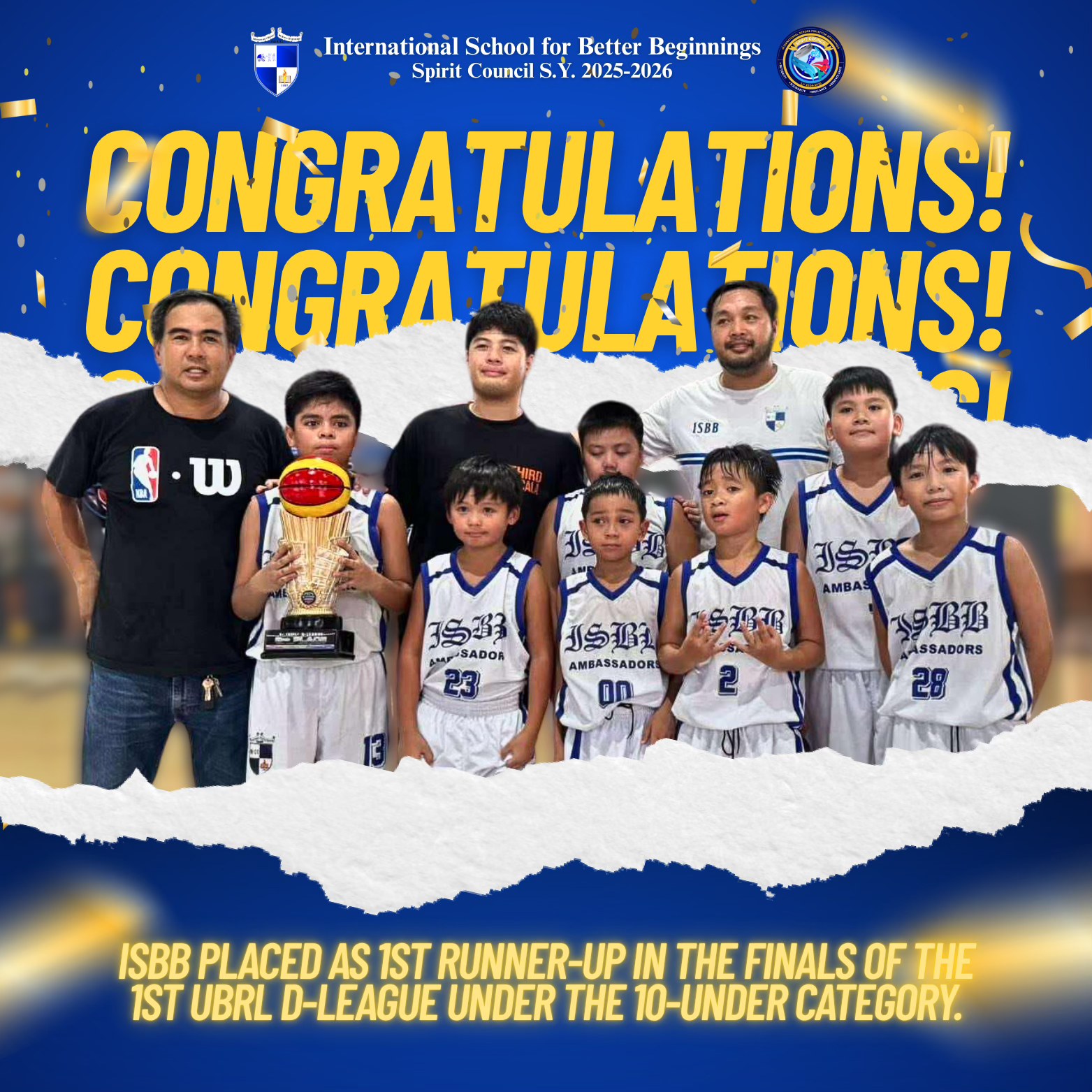 ISBB - 🏀🔥 What a Game! What a Team! 🔥🏀 Congratulations to the ISBB ...