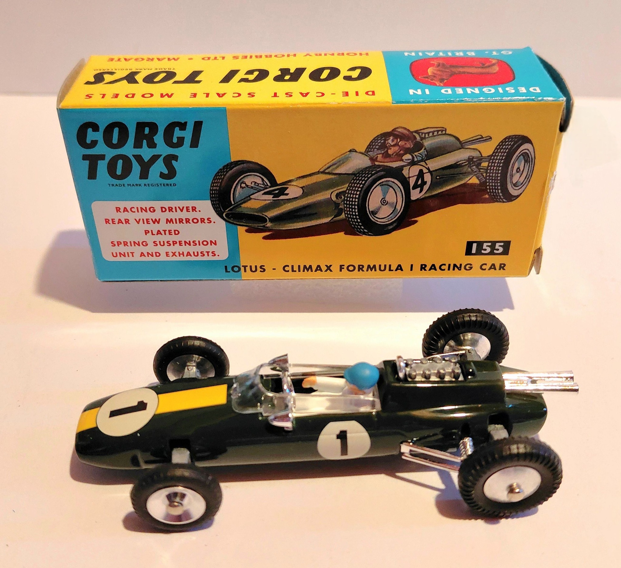 Lotus Climax Formula 1 Racing Car Corgi Model Review