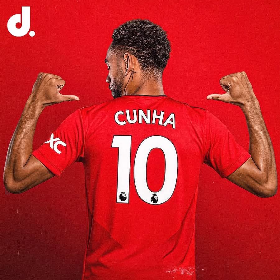 🚨🔟 Official: Matheus Cunha will wear the NUMBER 10 SHIRT at