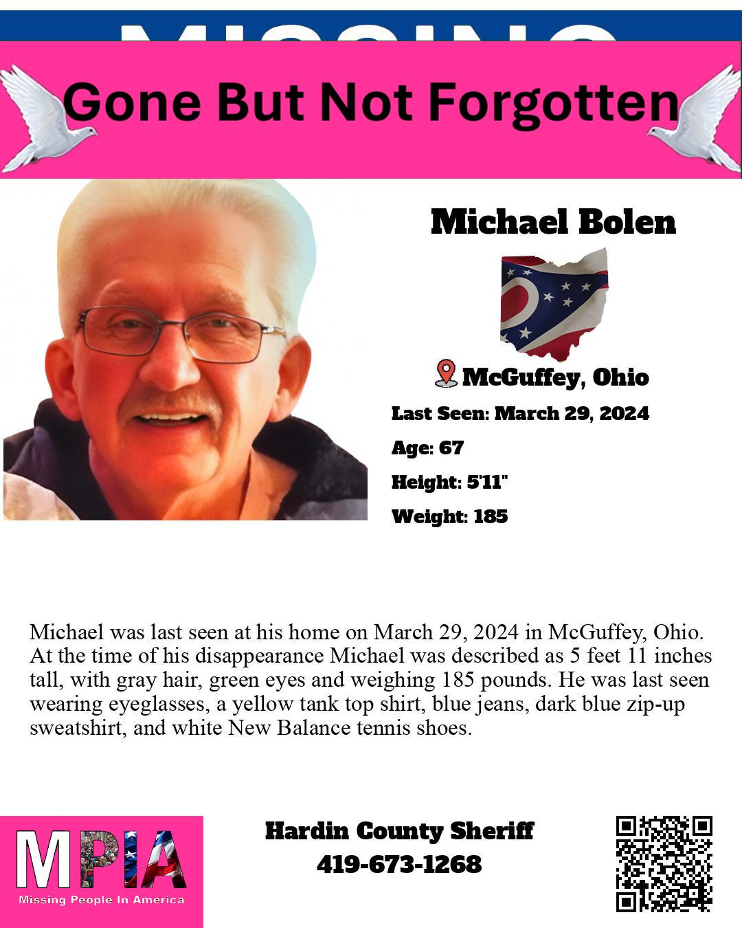 Missing - Update: Sadly he has been found deceased MISSING Michael ...