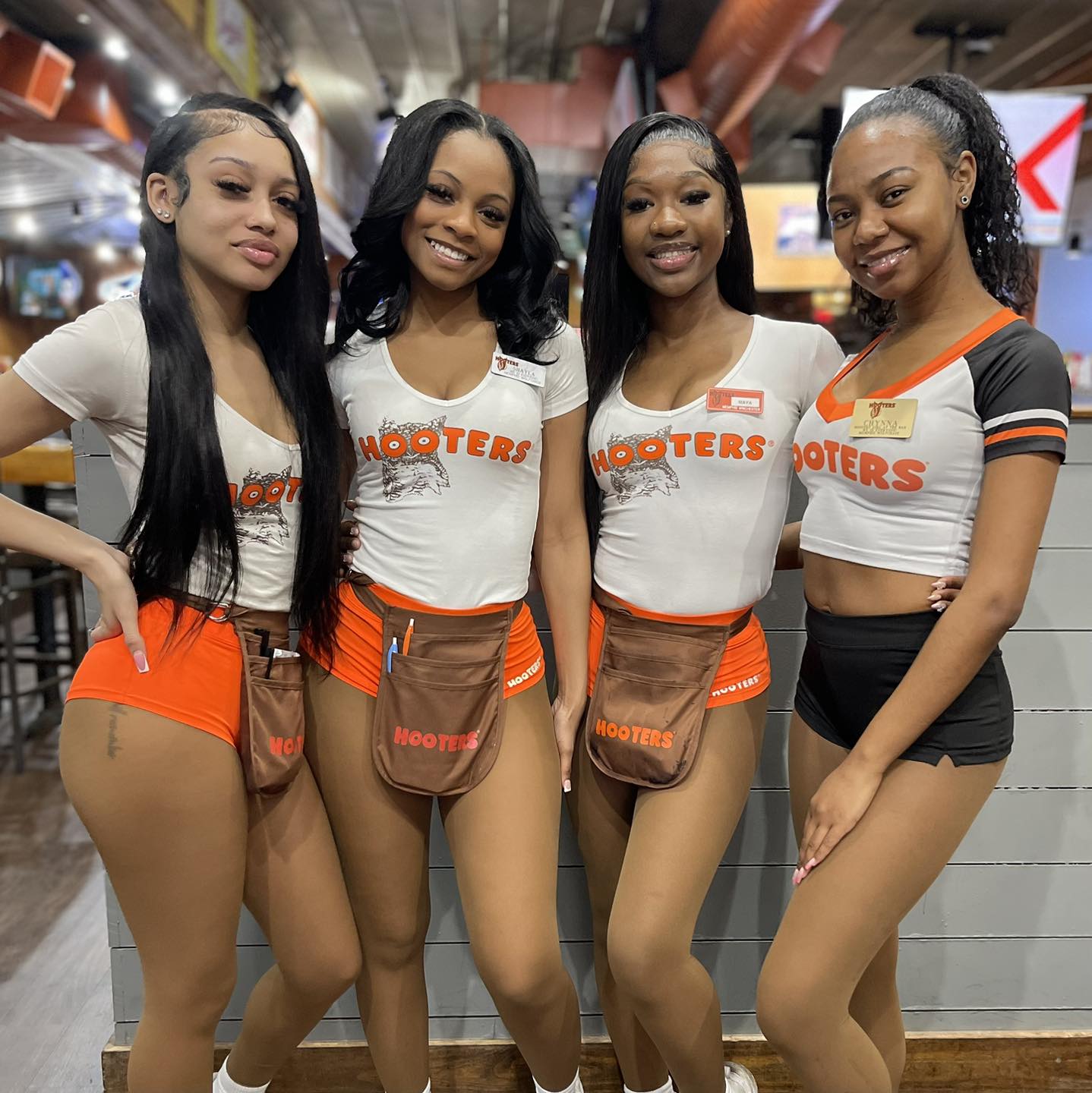 Double the fun with your favorite Hooters Girls! Come stop in! 🧡💛