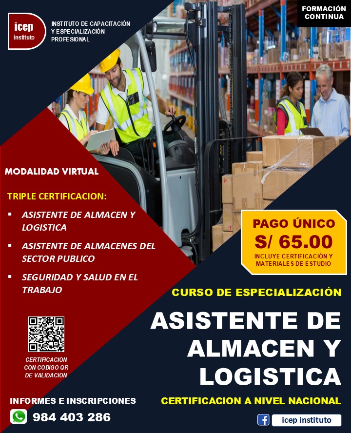 ICEP - CURSO DE ESPECIALIZACION DOBLE CERTIFICACION: GESTION DE ...