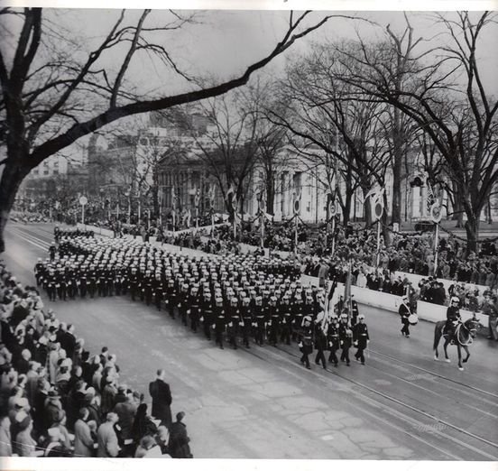 Michigan - This photo shows an impressive parade formation by Detroit ...