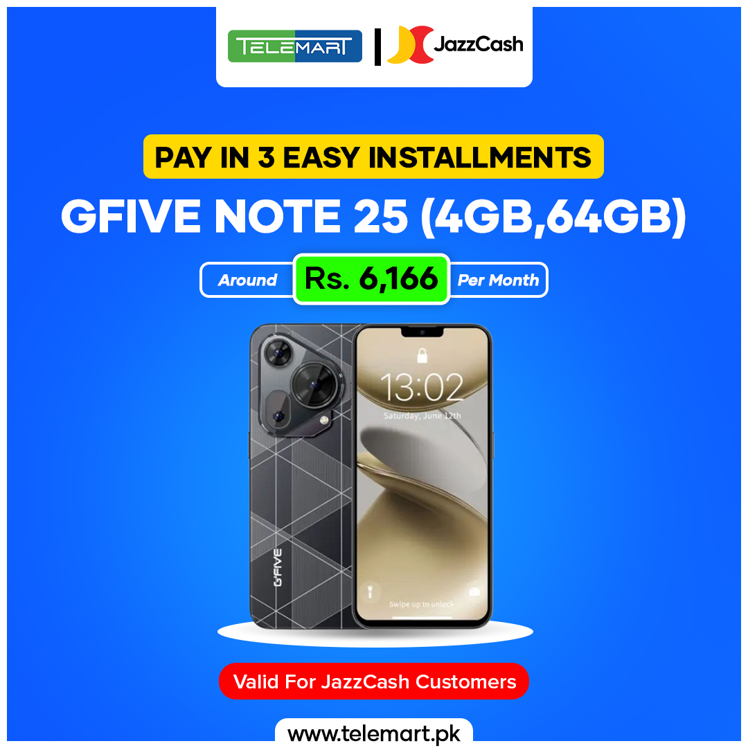 Telemart - Buy your favorite GFive Note 25 (4GB,64GB) Dual... | Facebook