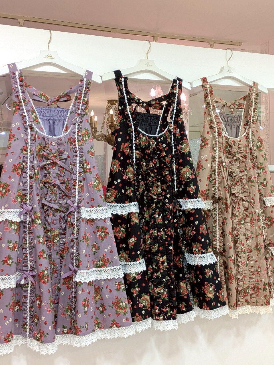 3点セット Basket JSK メタモルフォーゼ Strawberry
