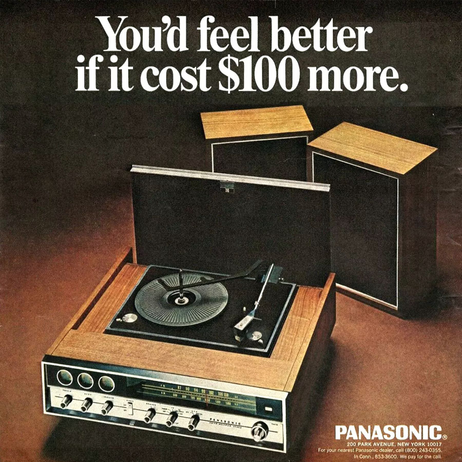 Panasonic SB-D70 Hi-Fi stereo speaker system.😱