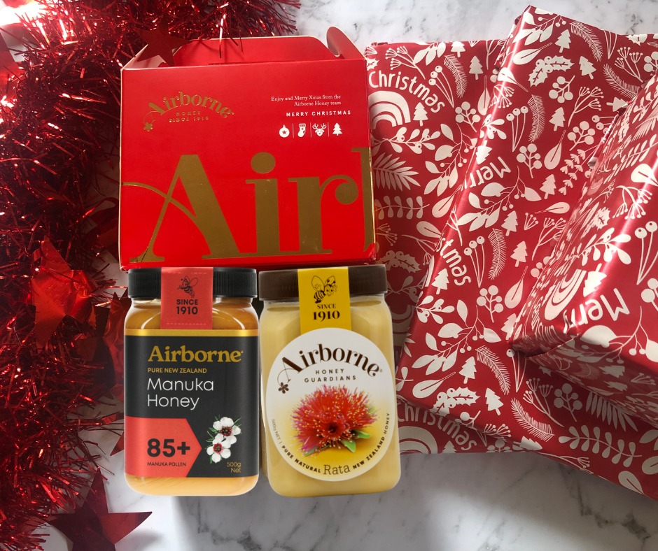食品 Airborne Manuka & Wildflower Honey.3 pac