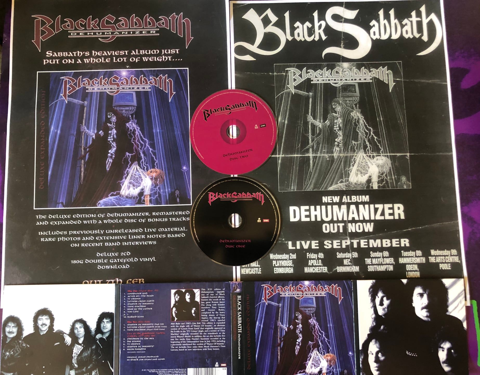 BLACK SABBATH DEHUUMANIZER DELUXE 15-02-2011. This is the cd 
