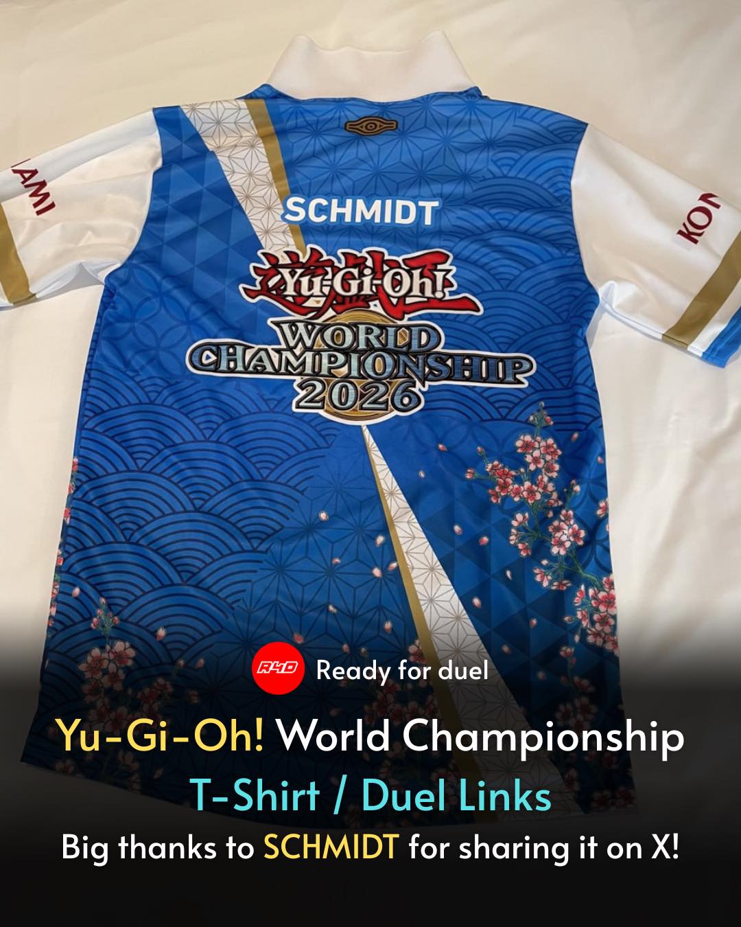 遊戯王 WORLD CHAMPIONSHIP 2026 Tシャツ　Lサイズ 🔥 This year's Yu-Gi-Oh! World Championship T-Shirt is looking